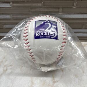 Colorado‎ Rockies 20th Anniversary Baseball Rawlings Official MLB New